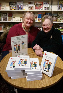 Photo of Joy with client Bev Johnson at her book signing